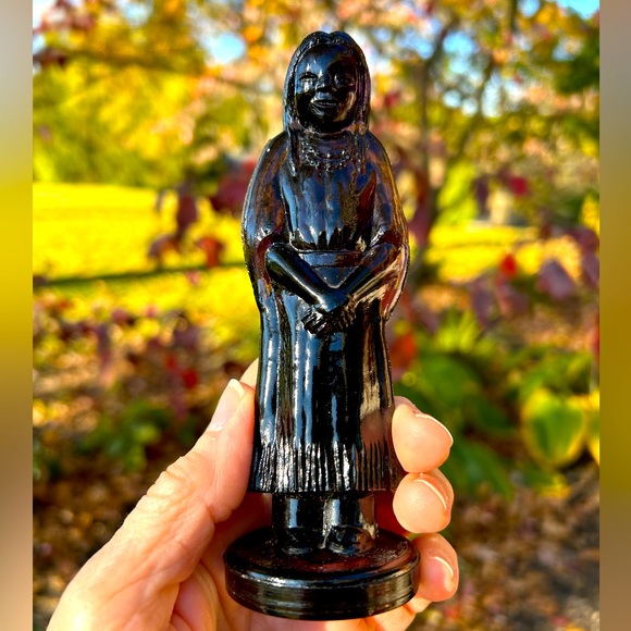 Purple Glass Native American Woman - Picture 1 of 8